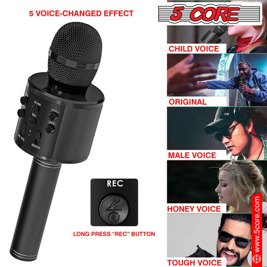 5Core Wireless Bluetooth Mic for Karaoke