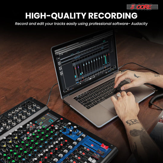 PC audio recording setup for high-quality sound capture and production