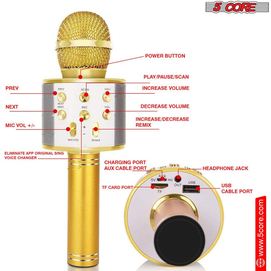 5Core Bluetooth Karaoke Mic