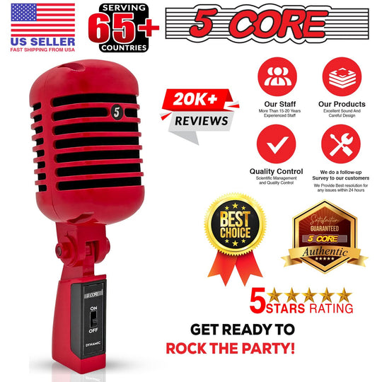 Best classic dynamic mic with robust build, clear audio quality, and iconic design, perfect for vocals and live performances