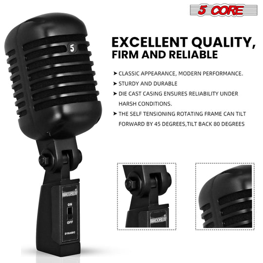 Microphone for singing with crisp sound quality, durable build, and ideal for live performances and studio recording