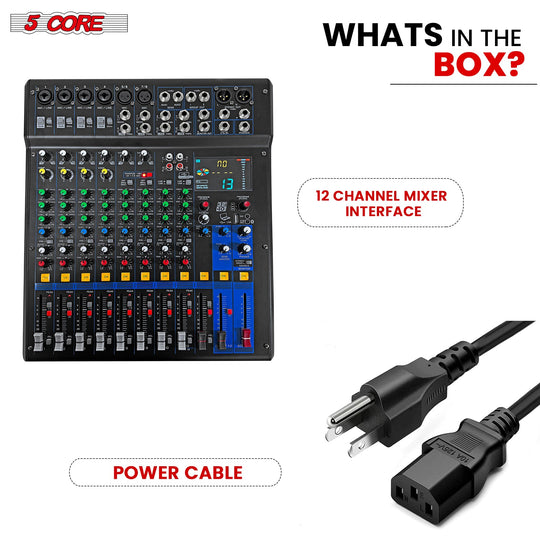 Powerful audio mixer with high-quality sound processing and versatile connectivity