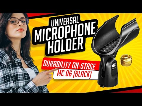 Learn more about the mic holder