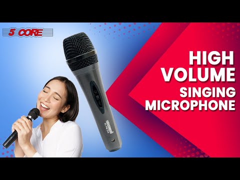 Dynamic Karaoke Microphone: 5 Core XLR mic for professional vocal performances.