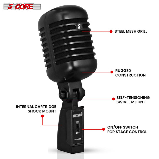 Professional mic for singing with high-fidelity sound and noise isolation, perfect for live and studio performances