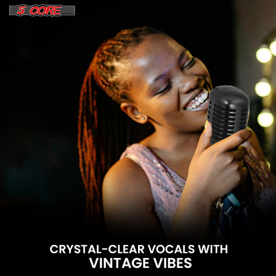 Professional microphone for singing with exceptional sound clarity, ideal for live shows and studio recording