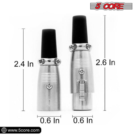 XLR female to male adapter for seamless audio equipment connection